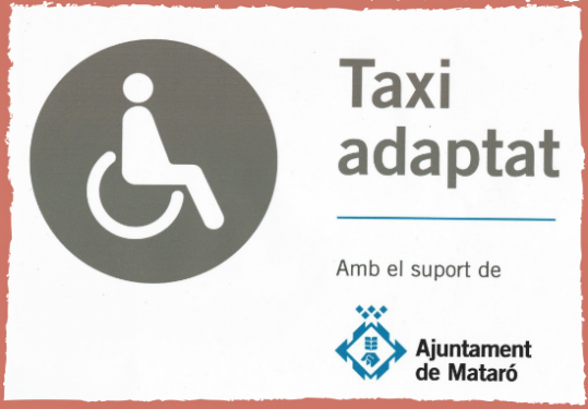 Taxi adaptado Mataró Maresme